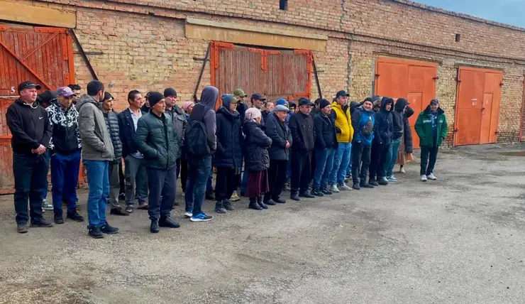 Под Красноярском на предприятии поймали 20 нарушителей миграционного законодательства