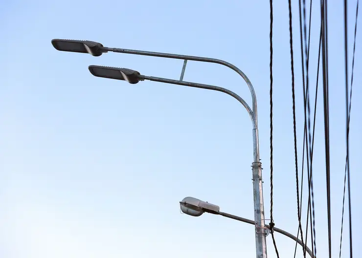 В Красноярске заменили небывалое количество уличных фонарей