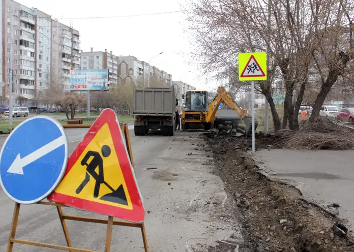 Еще на четырех улицах Красноярска начался дорожный ремонт