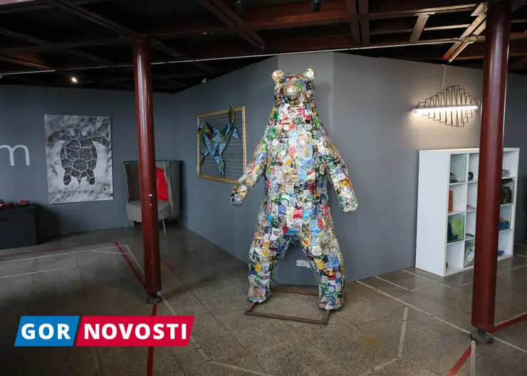 В Красноярске до 16 января работает выставка произведений искусства из вторсырья