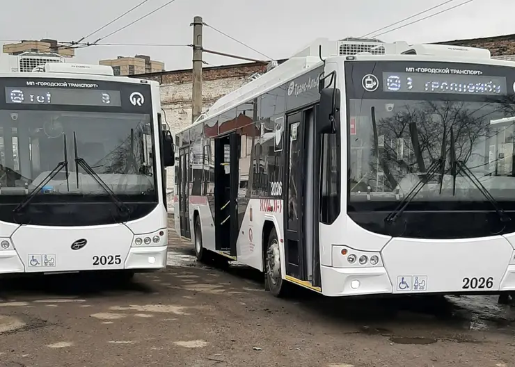 В середине апреля по Красноярску на новом маршруте начнут курсировать «умные» троллейбусы