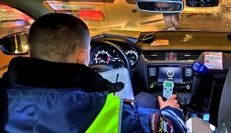 За выходные в Красноярске задержали более 50 пьяных водителей