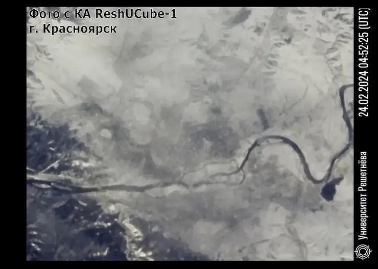 Красноярские ученые показали спутниковые снимки Енисея