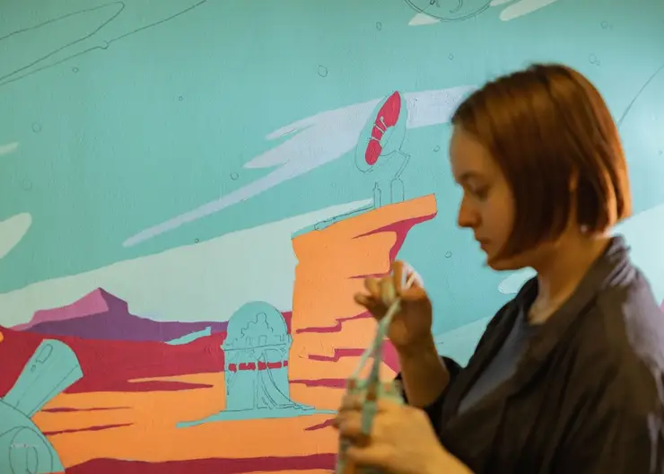 Молодые художники распишут стены Красноярского перинатального центра