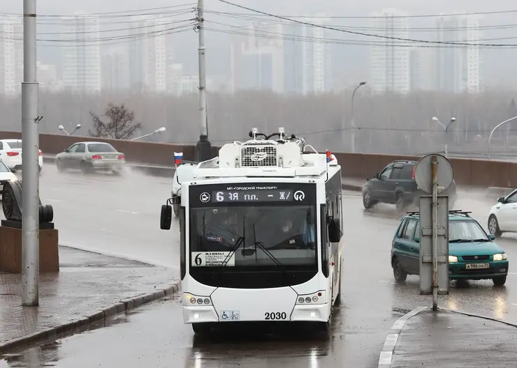 В Красноярске 9 мая изменится схема движения общественного транспорта