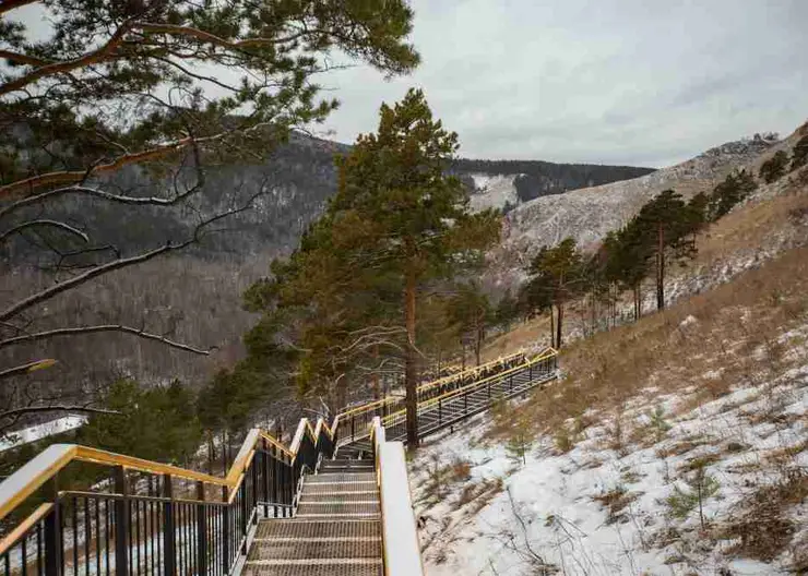 Самая длинная лестница Красноярска попала в Книгу рекордов России