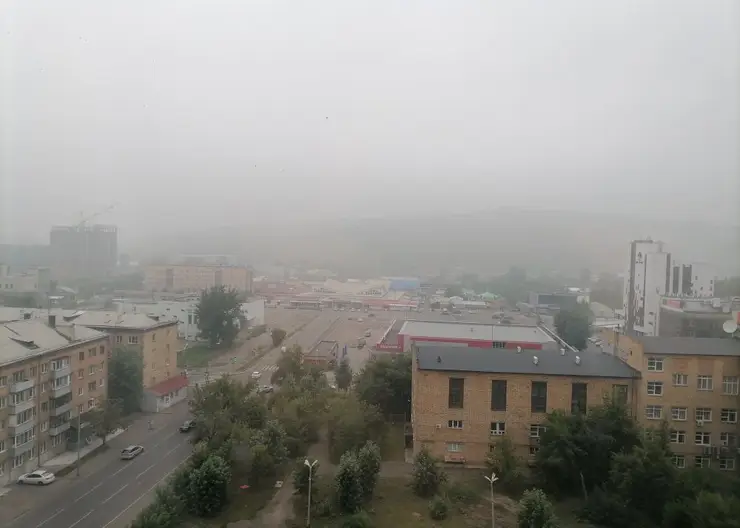 В Красноярском крае дым от лесных пожаров накрыл 392 населенных пункта