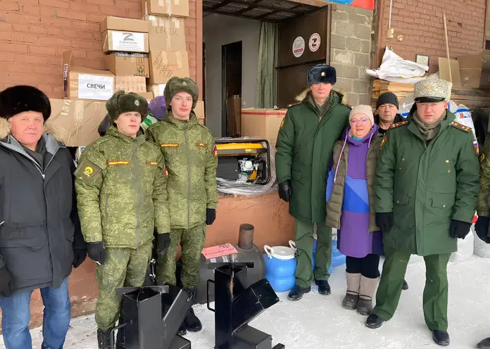 Красноярские курсанты помогают бойцам СВО