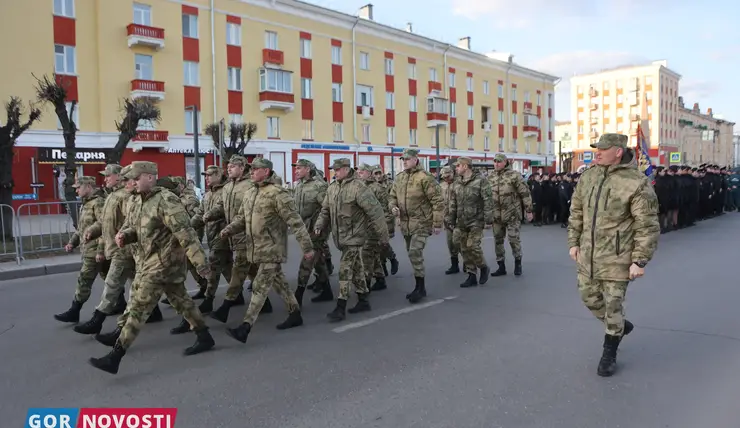 В Красноярске прошла репетиция торжественного шествия ко Дню Победы
