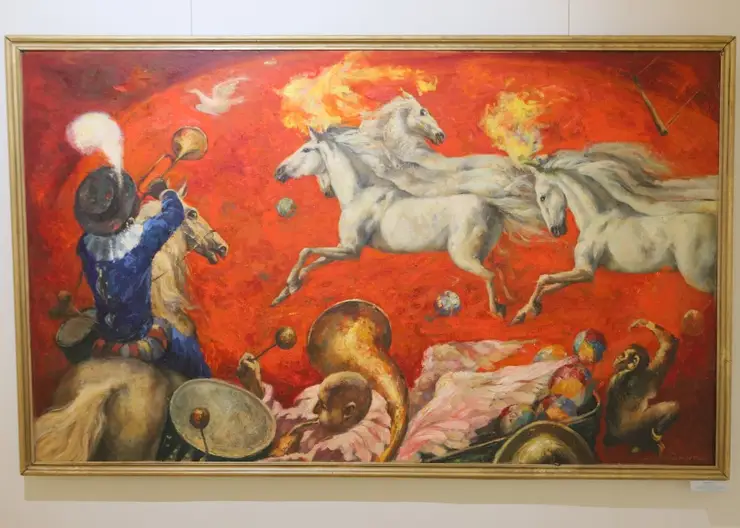 В музее имени В. И. Сурикова проходит выставка работ художника Александра Волокитина