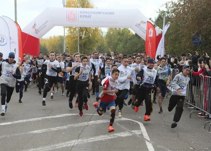 В Красноярском крае в беговом марафоне «Кросс нации» приняли участие более 21 тысячи человек