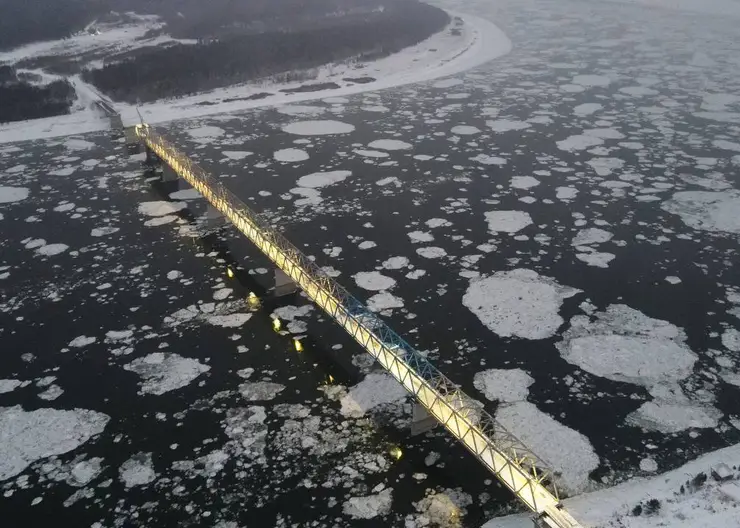Высокогорский мост в Красноярском крае готов на 85%