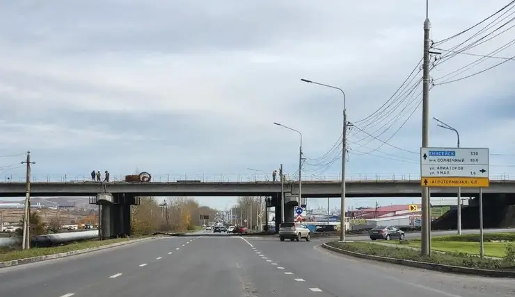 В Красноярске открыли новую развязку на Северном шоссе